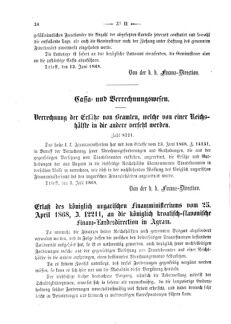 Verordnungsblatt für den Dienstbereich des K.K. Finanzministeriums für die im Reichsrate Vertretenen Königreiche und Länder 18680708 Seite: 2