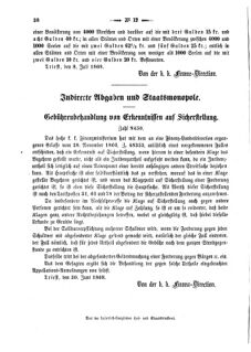 Verordnungsblatt für den Dienstbereich des K.K. Finanzministeriums für die im Reichsrate Vertretenen Königreiche und Länder 18680715 Seite: 2