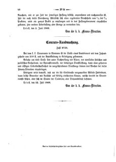 Verordnungsblatt für den Dienstbereich des K.K. Finanzministeriums für die im Reichsrate Vertretenen Königreiche und Länder 18680730 Seite: 4