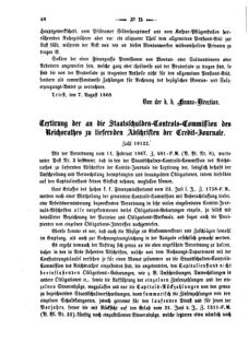 Verordnungsblatt für den Dienstbereich des K.K. Finanzministeriums für die im Reichsrate Vertretenen Königreiche und Länder 18680812 Seite: 2