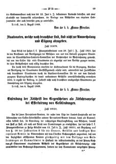 Verordnungsblatt für den Dienstbereich des K.K. Finanzministeriums für die im Reichsrate Vertretenen Königreiche und Länder 18680812 Seite: 3