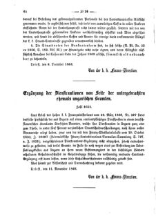 Verordnungsblatt für den Dienstbereich des K.K. Finanzministeriums für die im Reichsrate Vertretenen Königreiche und Länder 18681209 Seite: 2