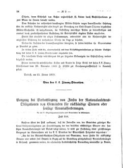 Verordnungsblatt für den Dienstbereich des K.K. Finanzministeriums für die im Reichsrate Vertretenen Königreiche und Länder 18690203 Seite: 2