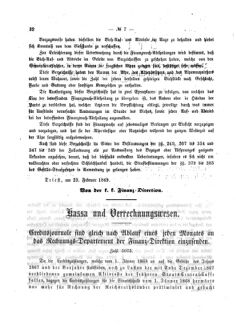 Verordnungsblatt für den Dienstbereich des K.K. Finanzministeriums für die im Reichsrate Vertretenen Königreiche und Länder 18690303 Seite: 2