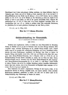 Verordnungsblatt für den Dienstbereich des K.K. Finanzministeriums für die im Reichsrate Vertretenen Königreiche und Länder 18690322 Seite: 3