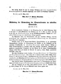 Verordnungsblatt für den Dienstbereich des K.K. Finanzministeriums für die im Reichsrate Vertretenen Königreiche und Länder 18690410 Seite: 2