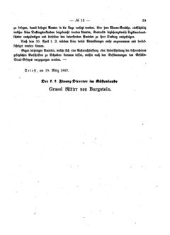 Verordnungsblatt für den Dienstbereich des K.K. Finanzministeriums für die im Reichsrate Vertretenen Königreiche und Länder 18690412 Seite: 5