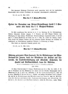 Verordnungsblatt für den Dienstbereich des K.K. Finanzministeriums für die im Reichsrate Vertretenen Königreiche und Länder 18690605 Seite: 2