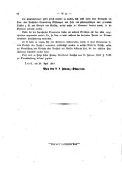 Verordnungsblatt für den Dienstbereich des K.K. Finanzministeriums für die im Reichsrate Vertretenen Königreiche und Länder 18690605 Seite: 4