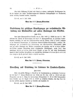 Verordnungsblatt für den Dienstbereich des K.K. Finanzministeriums für die im Reichsrate Vertretenen Königreiche und Länder 18690724 Seite: 2