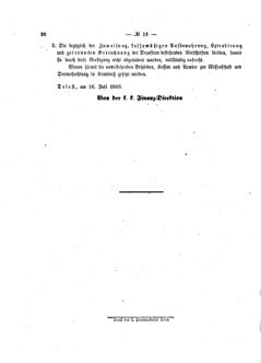 Verordnungsblatt für den Dienstbereich des K.K. Finanzministeriums für die im Reichsrate Vertretenen Königreiche und Länder 18690724 Seite: 4