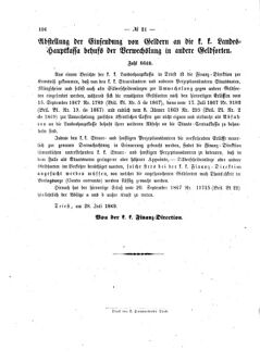 Verordnungsblatt für den Dienstbereich des K.K. Finanzministeriums für die im Reichsrate Vertretenen Königreiche und Länder 18690818 Seite: 4