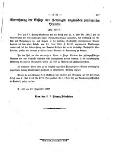 Verordnungsblatt für den Dienstbereich des K.K. Finanzministeriums für die im Reichsrate Vertretenen Königreiche und Länder 18691022 Seite: 3