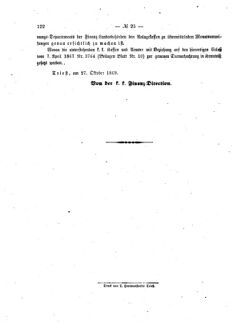 Verordnungsblatt für den Dienstbereich des K.K. Finanzministeriums für die im Reichsrate Vertretenen Königreiche und Länder 18691129 Seite: 4