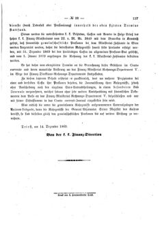 Verordnungsblatt für den Dienstbereich des K.K. Finanzministeriums für die im Reichsrate Vertretenen Königreiche und Länder 18691222 Seite: 3