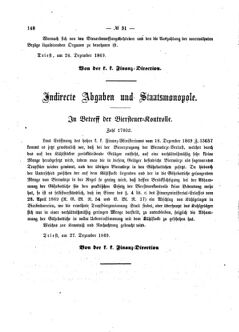 Verordnungsblatt für den Dienstbereich des K.K. Finanzministeriums für die im Reichsrate Vertretenen Königreiche und Länder 18691230 Seite: 2