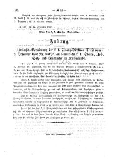 Verordnungsblatt für den Dienstbereich des K.K. Finanzministeriums für die im Reichsrate Vertretenen Königreiche und Länder 18691231 Seite: 2