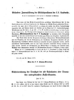 Verordnungsblatt für den Dienstbereich des K.K. Finanzministeriums für die im Reichsrate Vertretenen Königreiche und Länder 18700203 Seite: 4