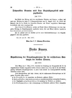 Verordnungsblatt für den Dienstbereich des K.K. Finanzministeriums für die im Reichsrate Vertretenen Königreiche und Länder 18700604 Seite: 2