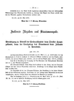 Verordnungsblatt für den Dienstbereich des K.K. Finanzministeriums für die im Reichsrate Vertretenen Königreiche und Länder 18700604 Seite: 3