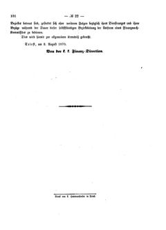 Verordnungsblatt für den Dienstbereich des K.K. Finanzministeriums für die im Reichsrate Vertretenen Königreiche und Länder 18700831 Seite: 3