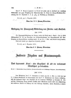 Verordnungsblatt für den Dienstbereich des K.K. Finanzministeriums für die im Reichsrate Vertretenen Königreiche und Länder 18701210 Seite: 2