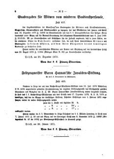 Verordnungsblatt für den Dienstbereich des K.K. Finanzministeriums für die im Reichsrate Vertretenen Königreiche und Länder 18710128 Seite: 2