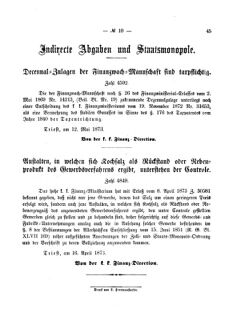 Verordnungsblatt für den Dienstbereich des K.K. Finanzministeriums für die im Reichsrate Vertretenen Königreiche und Länder 18730515 Seite: 3