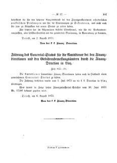 Verordnungsblatt für den Dienstbereich des K.K. Finanzministeriums für die im Reichsrate Vertretenen Königreiche und Länder 18730814 Seite: 3