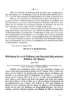 Verordnungsblatt für den Dienstbereich des K.K. Finanzministeriums für die im Reichsrate Vertretenen Königreiche und Länder 18740115 Seite: 3