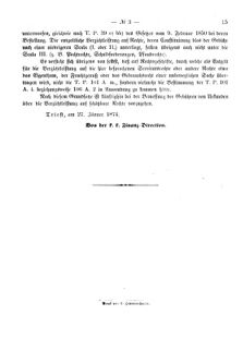 Verordnungsblatt für den Dienstbereich des K.K. Finanzministeriums für die im Reichsrate Vertretenen Königreiche und Länder 18740129 Seite: 5