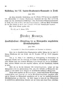 Verordnungsblatt für den Dienstbereich des K.K. Finanzministeriums für die im Reichsrate Vertretenen Königreiche und Länder 18740208 Seite: 2