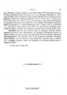 Verordnungsblatt für den Dienstbereich des K.K. Finanzministeriums für die im Reichsrate Vertretenen Königreiche und Länder 18740520 Seite: 3