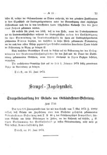 Verordnungsblatt für den Dienstbereich des K.K. Finanzministeriums für die im Reichsrate Vertretenen Königreiche und Länder 18740620 Seite: 3