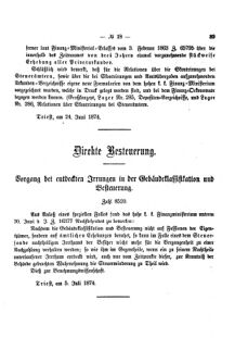 Verordnungsblatt für den Dienstbereich des K.K. Finanzministeriums für die im Reichsrate Vertretenen Königreiche und Länder 18740720 Seite: 3