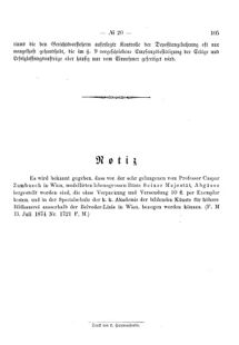 Verordnungsblatt für den Dienstbereich des K.K. Finanzministeriums für die im Reichsrate Vertretenen Königreiche und Länder 18740810 Seite: 7