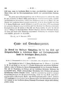 Verordnungsblatt für den Dienstbereich des K.K. Finanzministeriums für die im Reichsrate Vertretenen Königreiche und Länder 18741201 Seite: 2