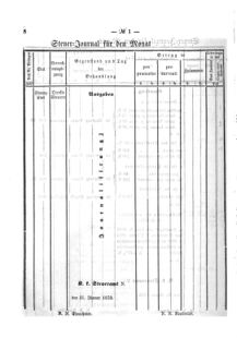 Verordnungsblatt für den Dienstbereich des K.K. Finanzministeriums für die im Reichsrate Vertretenen Königreiche und Länder 18750119 Seite: 8