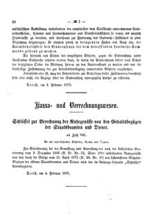 Verordnungsblatt für den Dienstbereich des K.K. Finanzministeriums für die im Reichsrate Vertretenen Königreiche und Länder 18750207 Seite: 4