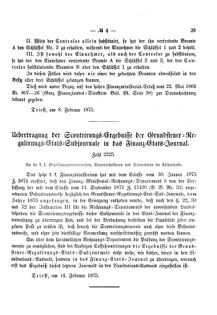 Verordnungsblatt für den Dienstbereich des K.K. Finanzministeriums für die im Reichsrate Vertretenen Königreiche und Länder 18750217 Seite: 3