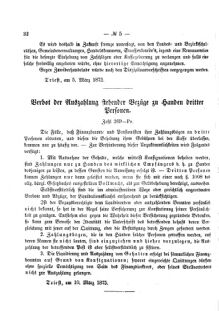 Verordnungsblatt für den Dienstbereich des K.K. Finanzministeriums für die im Reichsrate Vertretenen Königreiche und Länder 18750317 Seite: 2