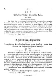 Verordnungsblatt für den Dienstbereich des K.K. Finanzministeriums für die im Reichsrate Vertretenen Königreiche und Länder 18750317 Seite: 4