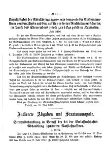 Verordnungsblatt für den Dienstbereich des K.K. Finanzministeriums für die im Reichsrate Vertretenen Königreiche und Länder 18750615 Seite: 3