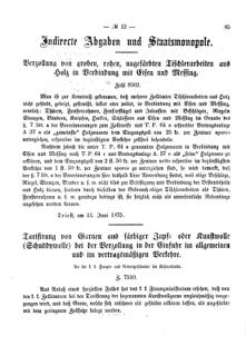 Verordnungsblatt für den Dienstbereich des K.K. Finanzministeriums für die im Reichsrate Vertretenen Königreiche und Länder 18750628 Seite: 7