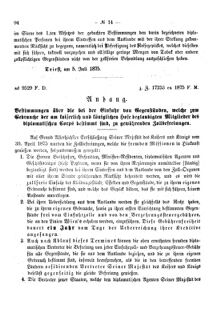 Verordnungsblatt für den Dienstbereich des K.K. Finanzministeriums für die im Reichsrate Vertretenen Königreiche und Länder 18750713 Seite: 2