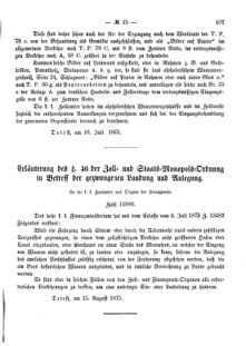 Verordnungsblatt für den Dienstbereich des K.K. Finanzministeriums für die im Reichsrate Vertretenen Königreiche und Länder 18750818 Seite: 5