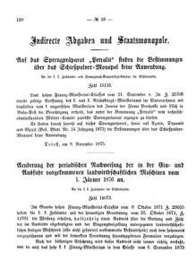 Verordnungsblatt für den Dienstbereich des K.K. Finanzministeriums für die im Reichsrate Vertretenen Königreiche und Länder 18751113 Seite: 2