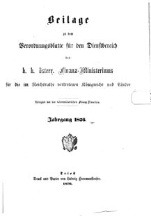 Verordnungsblatt für den Dienstbereich des K.K. Finanzministeriums für die im Reichsrate Vertretenen Königreiche und Länder 18751224 Seite: 5