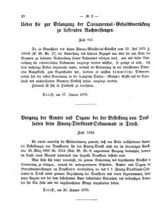 Verordnungsblatt für den Dienstbereich des K.K. Finanzministeriums für die im Reichsrate Vertretenen Königreiche und Länder 18760212 Seite: 2