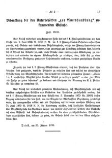 Verordnungsblatt für den Dienstbereich des K.K. Finanzministeriums für die im Reichsrate Vertretenen Königreiche und Länder 18760212 Seite: 3